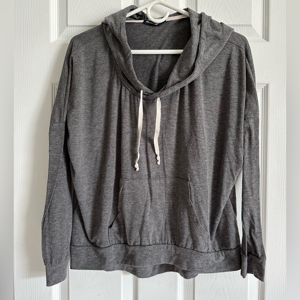 Brandy Melville Casual Grey Hoodie